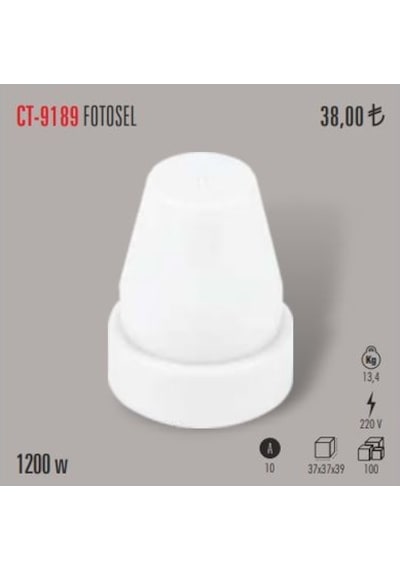 Cata Ct-9189 Fotosel 1200 Watt N11.33168