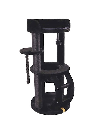 M-pets Panther Premium Suite Kedi Tırmalama Ağacı Siyah 62x62x130 Cm 244-54016.01