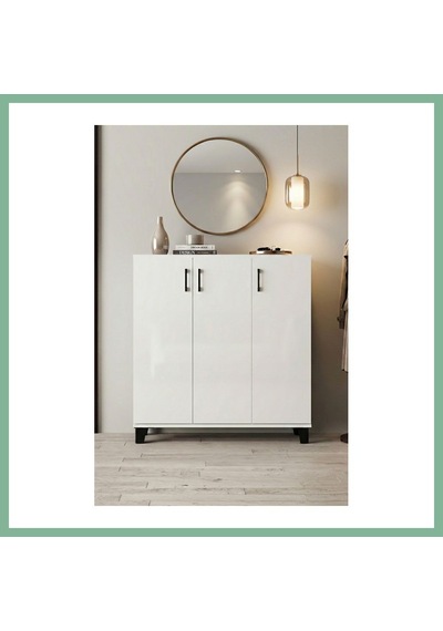 Bşkvirgo Ayakkabılık Dolabı Beyaz 105 Cm Bsk2026
