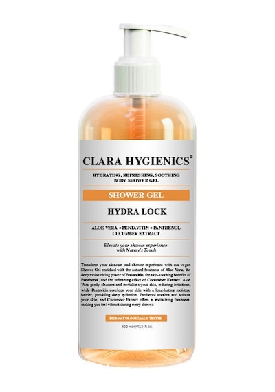 Clara Hygienics Hydra Lock Nemlendirici Yüz Ve Vücut Duş Jeli 400 Ml Ada Limonu