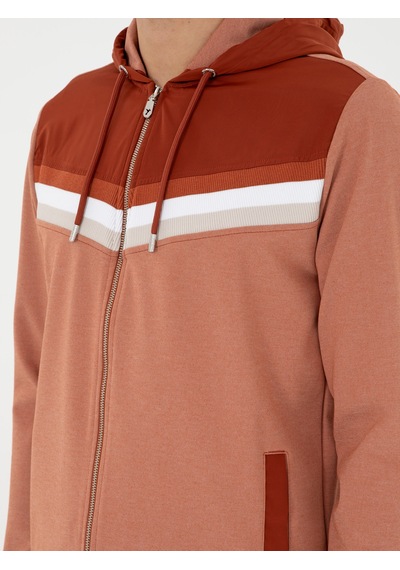 Cacharel Erkek Pas Sweatshirt 50292490-vr040 Kahverengi