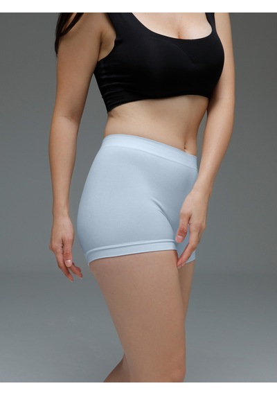 Moncorno Model Boxer Popo Şekillendirici İz Yapmayan Seamless Külot Açık Mavi Renk Açık Mavi