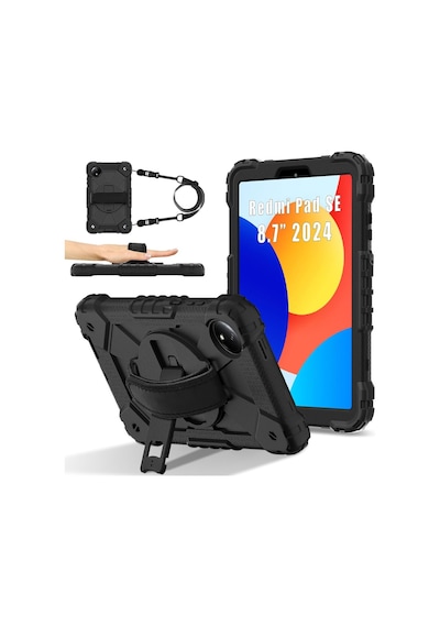 Xiaomi Redmi Pad Se 8.7inç Kılıf Defender Askılı Pars Case Fuji X510 X515 X710 X715 Kılıf