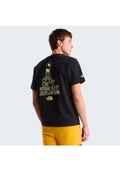 The North Face M Alıen Relaxed Short Sleeve Tee-graphı Erkek Tişört Nf0a8g9gjk31 Siyah