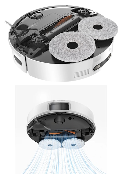 Jonr T5 Pro Gen 2 15.000pa Robot Süpürge Ve Paspas Beyaz