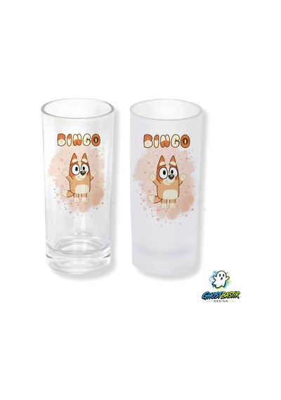 Bluey Buzlu / Buzsuz Seçenekli Rakı Bardağı 1 Adet Şık Sunum Bardağı 0271