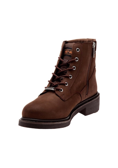 Harley Davidson Jim Dark Brown Nubuk Erkek Bot Kahverengi