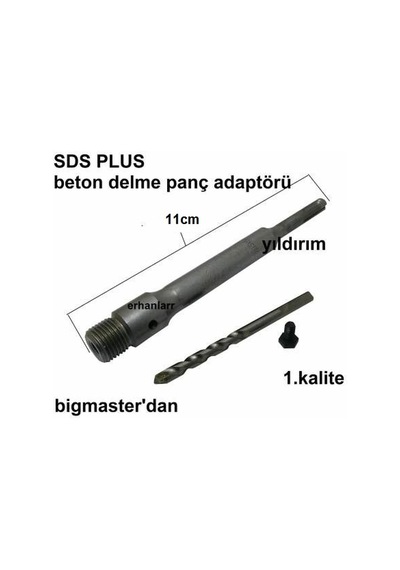 Beton Panç Duvar Delme Adaptörü 11lik Küçük