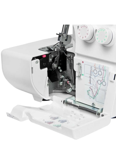 Janome E1015 Joy Of Sewing Dikiş Makinesi Kırmızı Ve 8002d Overlok Makinesi Paketi