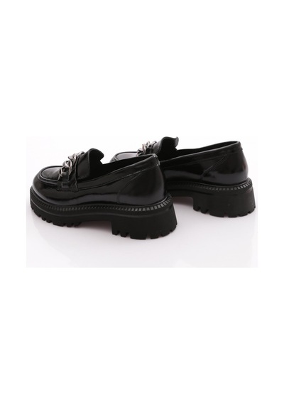 Venüs 2411533y Kadın Deri Loafer Ayakkabı Siyah