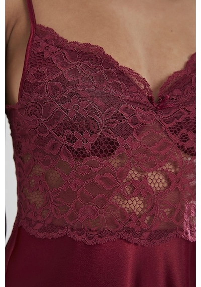 Pierre Cardin 627 Kadın Saten Dantelli Gecelik (534724671)