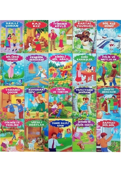 Kar Tanesi Hikayeler Dizisikutulu 20 Kitap