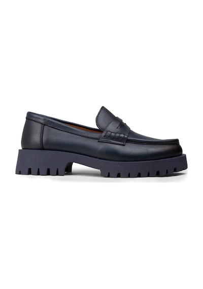 Deery Kadın Hakiki Deri Lacivert Loafer Ayakkabı - 02034zlcvc03