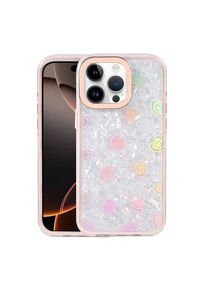 Newface Apple iPhone Uyumlu 14 Pro Max Lumi Desenli Kapak - Pembe Diğer
