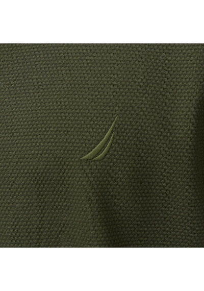 Nautica Erkek Yeşil Classic Fit Uzun Kollu Polo 026 K57042t Yeşil