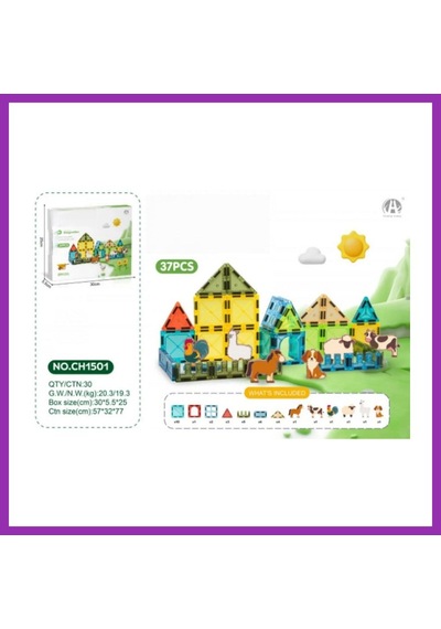 Bezos Farms Manyetik Çiftlik Seti 37 Parça Bty