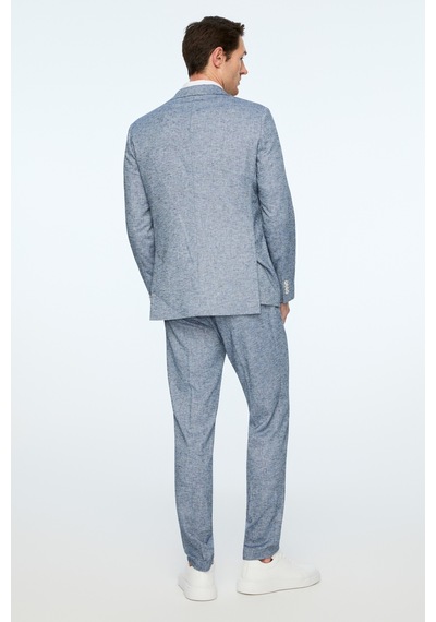 Morven Erkek Lacivert Keten Trend Desenli Slim Fit Mono Yaka Ceket 26ys002005200 Lacivert Morven Erkek Lacivert Keten Trend Desenli Slim Fit Mono Yaka Ceket 26ys002005200 Lacivert