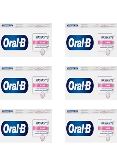 Oral-B Pro Sensitive Hassasiyet Diş Macunu 6 x 75 ML