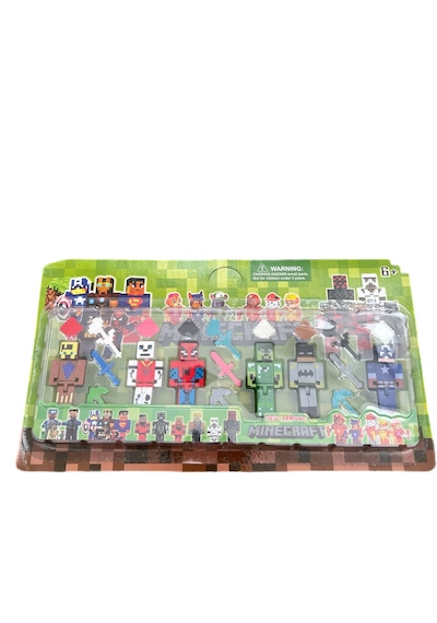 Minecraft Avengers Karakterler 6 Figürlü 7 Cm 21 Parça