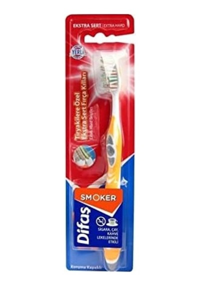 5 System Smokers Diş Fırçası Özel Harmanlanmış Ekstra Sert Kıllı Açık Ahşap
