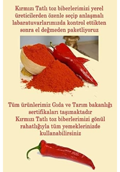 Tatlı Toz Kırmızı Biber 1000 Gr - 1 Kg 97079963