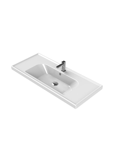 Turkuaz Seramik Frame 80 x 45 cm Etajerli Lavabo