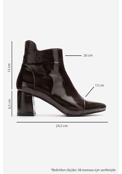 Luvishoes Gael Kahverengi Kırışık Rugan Hakiki Deri Kadın Kalın Topuklu Bot Kahverengi Luvishoes Gael Kahverengi Kırışık Rugan Hakiki Deri Kadın Kalın Topuklu Bot Kahverengi