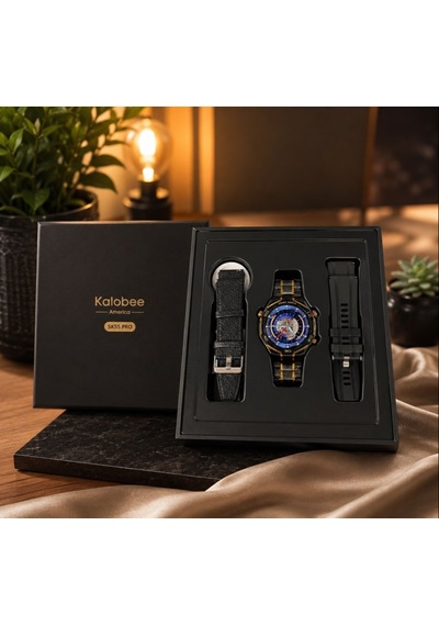 Kalobee Sk55 Pro Aı Yapay Zeka Destekli 3 Kordonlu Akıllı Saat 1.6" Amoled, Bluetooth Görüşme, Ip68, Kablosuz Şarj Kalobee Sk55 Pro Aı Yapay Zeka Destekli 3 Kordonlu Akıllı Saat 1.6" Amoled, Bluetooth Görüşme, Ip68, Kablosuz Şarj