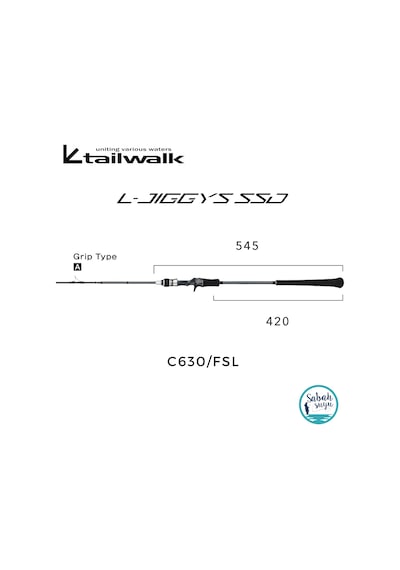 Tailwalk Ssd L-jiggys C630/fsl 1.90mt Max 100gr S2p Tetikli Light Jigging Kamış Standart