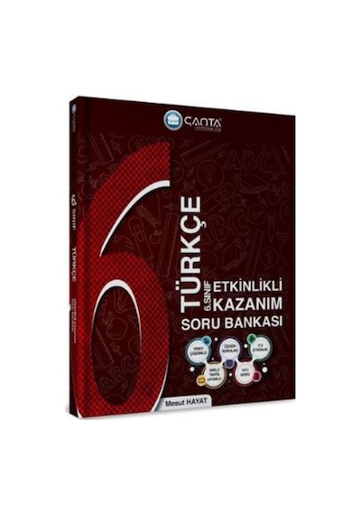 6.Sınıf Türkçe Etkinlikli Kazanım Soru Bankası Çanta Yayınları