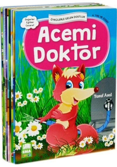 Öykülerle Gelen Dostluk Serisi Seti - 6 Yaş ve Üzeri Değerler Eğitimi - 10 Kitap Takım - Yusuf Asal - Ema Çocuk