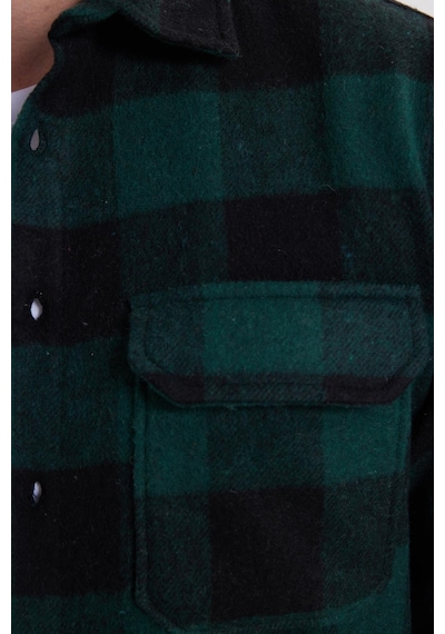 Tudors Erkek Slim Fit Dar Kesim Uzun Kollu Kapaklı Çift Cepli Kareli Kışlık Oduncu Gömlek-41703 Çok Renkli Tudors Erkek Slim Fit Dar Kesim Uzun Kollu Kapaklı Çift Cepli Kareli Kışlık Oduncu Gömlek-41703 Çok Renkli