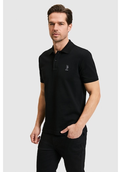 U.S. Polo Assn. U.s. Polo Assn. Erkek Siyah Tişört Basic 50322304-vr046