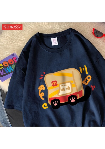 Noıssey Urban Pop Graphic Kadın Tişört Koleksiyonukod 5263 Lacivert