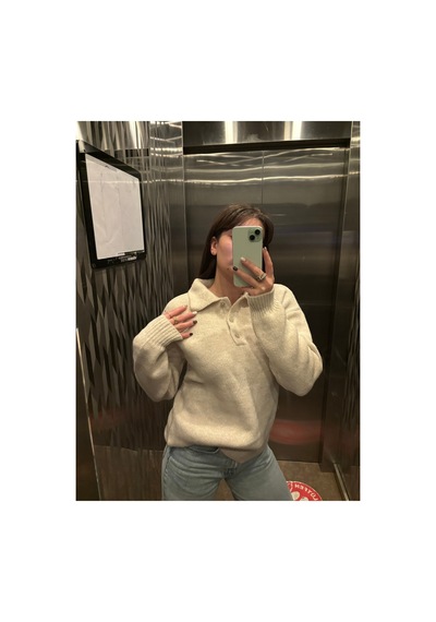 Genel Markalar Kadın Krem Basic Oversize Polo Yaka Yarım Pat Düğmeli Triko Kazak-27aj002 Krem 923050279 Krem Genel Markalar Kadın Krem Basic Oversize Polo Yaka Yarım Pat Düğmeli Triko Kazak-27aj002 Krem 923050279 Krem