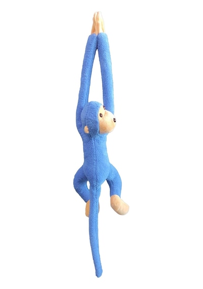 Sevimli Peluş Maymun Oyuncak . Elleri Yapışabilen 70 Cm Mor