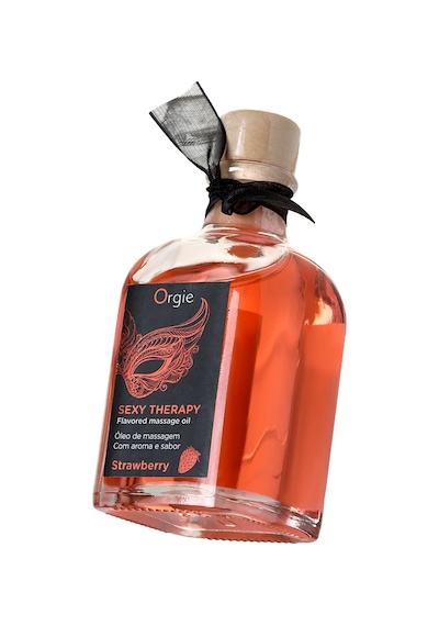 Orgie Sexy Therapy Strawberry Çilek Aromalı Güçlendirici Ve Uyarıcı Yenilebilir Masaj Yağı 150 Ml