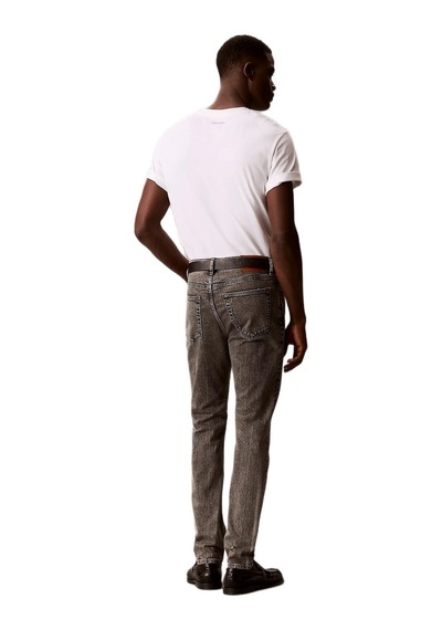 Calvin Klein Lv04rf928g Slim Taper Oyster Erkek Denim Pantolon Gri