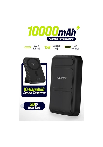 Fp53 10000mah Katlanabilir Standlı Taşınabilir Powerbank