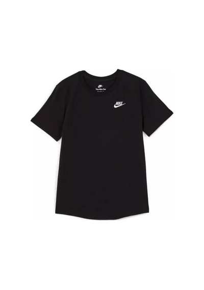 Nike Nsw Club Ss Tee Pamuklu Kadın Tişört Beyaz Dx7902 Siyah- Beyaz