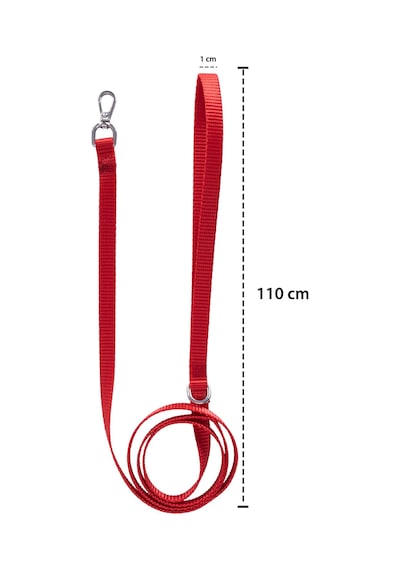 Solid Color Leash Pembe - Pudra