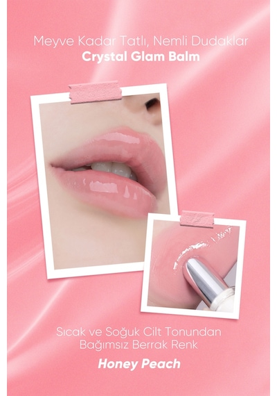 Clio Crystal Glam Balm 01 Honey Peach