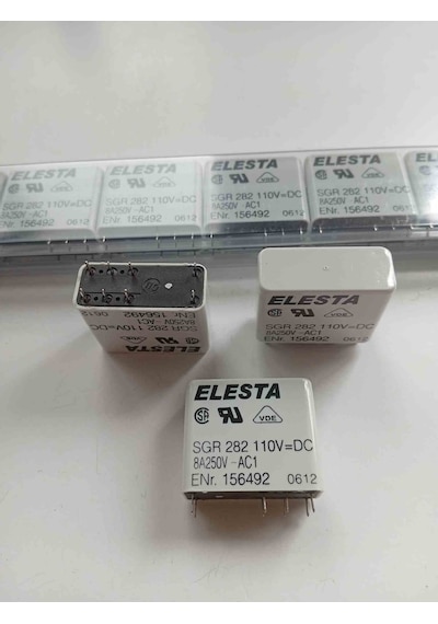 Sgr 282 110vdc 110v 8a 2c 8pın Elesta Güç Röle 2 Adet