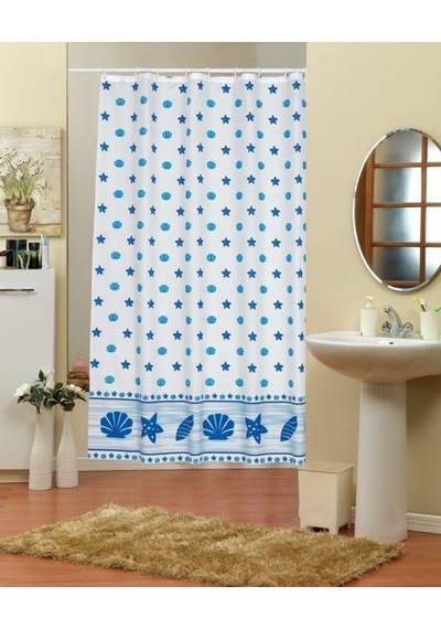 Zethome Evdy Banyo Duş Perdesi 4910 Çift Kanat 2X110X200 Çok Renkli