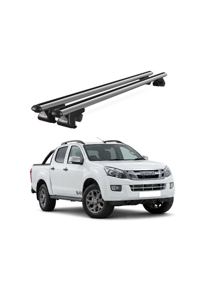 Venüs Isuzu D-max 2012-2019 Uyumlu Gri Ara Atkı Port Bagaj Tavan Barı