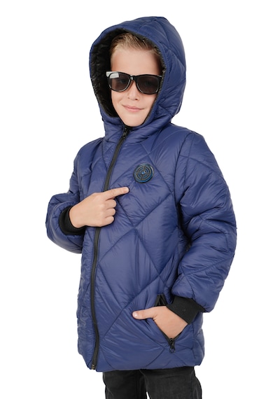 Merdia Kids Erkek Çocuk Su Ve Rüzgar Geçirmez İçi Kürklü Kapüşonlu Mont Baklava Desenli Lacivert Merdia Kids Erkek Çocuk Su Ve Rüzgar Geçirmez İçi Kürklü Kapüşonlu Mont Baklava Desenli Lacivert