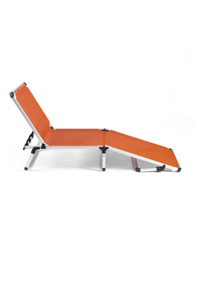 Missidea Alüminyum Katlanır Ve Taşınır Şezlong Orange Turuncu