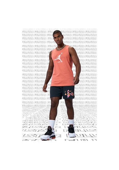 Nike Jordan Mvp Flight Cotton Tank Top Singlet Pink Pamuklu Erkek Spor Atlet Somon