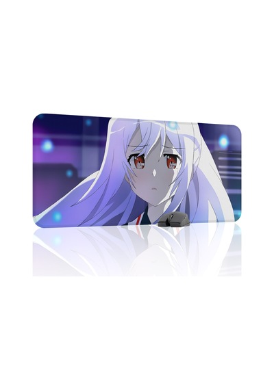 Plastic Memories Kaymaz Dikişli Kauçuk Oyuncu Mousepad V4 - 90x40 Xxl Gaming Mouse Pad Fare Altlığı