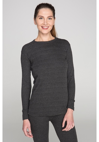 Thermoform Soft Unisex Uzun Kol Fanila Antrasit Çok Renkli